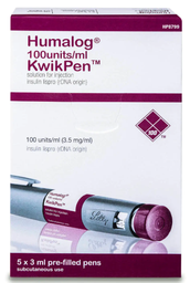 [T13538] Humalog KwikPen 100 Units/mL Bút Tiêm Tiểu Đường (1bút) 