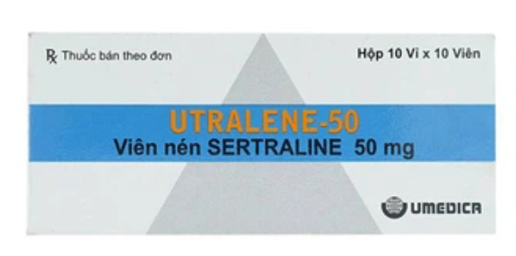 [T13548] Utralene 50 Sertraline 50mg Ấn Độ (H/100v) 