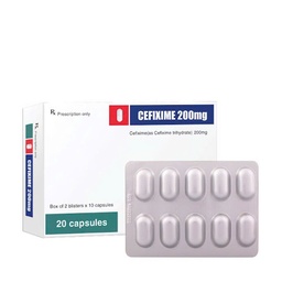 [T13602] Cefixime 200mg TV. Pharm (H/20v)