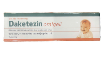 [T13687] Daketezin Oralgell 20g Giga Kim Bảng (Tuýp/20g)