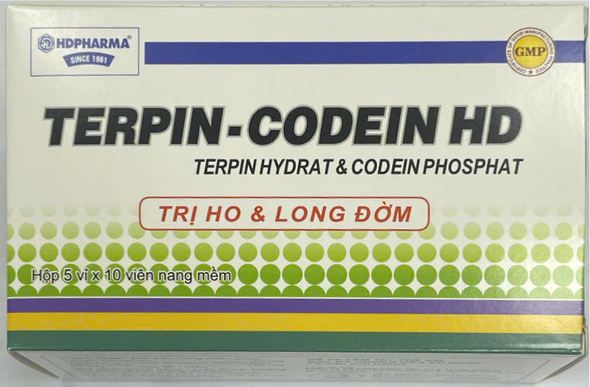 [T13691] Terpin Codein HD Viên Nang Hải Dương (H/50v)