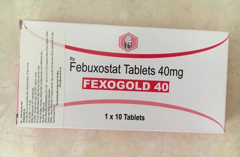[T13705] FexoGold Febuxostat 40 Ấn Độ (H/10v) Date 12/2025