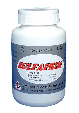 [T13782] Sulfaprim 480 Sulfamethoxazole Mekophar (Lọ/100v)