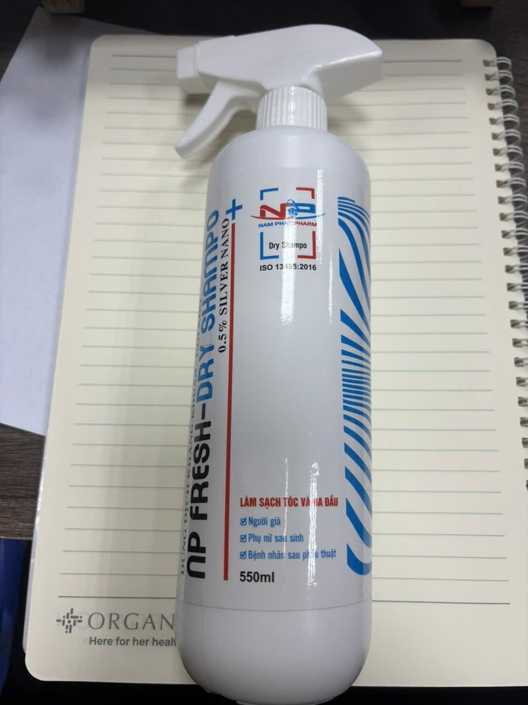 [T13805] NP Fresh - Dry Shampo Nam Phát (C/550ml)