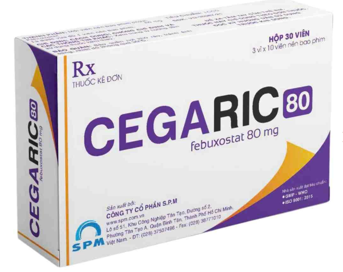 [T13814] Cegaric Febuxostat 80mg S.P.M (H/30v) Date 11/2026