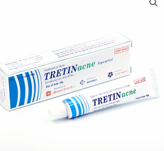 [T13820] Kem trị mụn Tretinacne Erythomycin 4% Medipharco (Tuýp/10g)