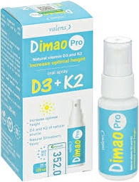 [T13838] Dimao Pro D3+K2 xịt EU (H/1chai/25ml) date 01/2027