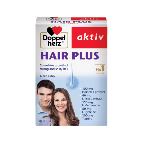 [T13873] Hair Plus Doppelherz Aktiv (H/30v) Date 06/2026