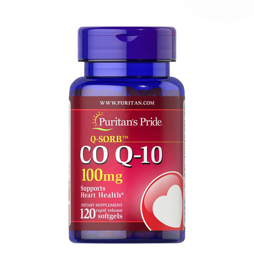 [T13880] CO Q10 100mg Puritans Pride Mỹ (Lọ/60v) (xanh)