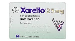 [T13884] Xarelto rivaroxaban 2.5mg Bayer (H/14v)