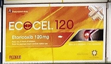 [T13983] Ecocel Etoricoxib 120mg Medisun (H/30v)