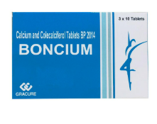 [T13985] Boncium Calci Carbonat 1250mg GRACURE (H/30v)