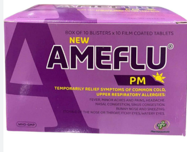 [T13991] Ameflu PM New Tím OPV (H/ 100v)