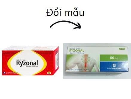 [T13993] Ryzonal Eperison HCL 50mg Davipharm (H/60v) 