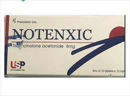 [T14092] Notenxic Triamcinolone acetonide 4mg USP (H/100v)