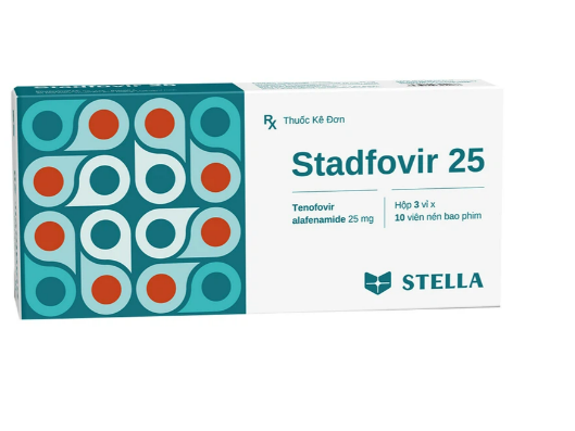 [T14122] Stadfovir 25  Tenofovir alafenamide 25mg Stella (H/30v)