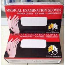 [T14212] Găng Tay Y Tế Đỏ Đen MEDICAL EXAMINATION GLOVES size M (H/100c)