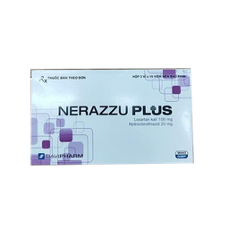 [T14263] Nerazzu Plus Losartan 100mg & Hydroclorothiazid 25mg Plus (Hộp/30v) Date 11/2027