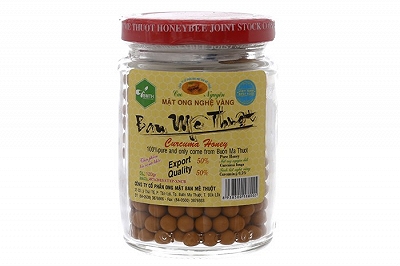 [T14264] Mật Ong Nghệ Vàng Ban Mê Thuột (Lọ/120g) Date 04/2027