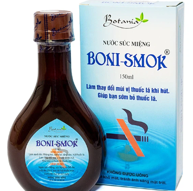 [T14265] Boni Smok Nước Súc Miệng Cai Thuốc Lá Botania (Chai/150ml) Date 01/2027