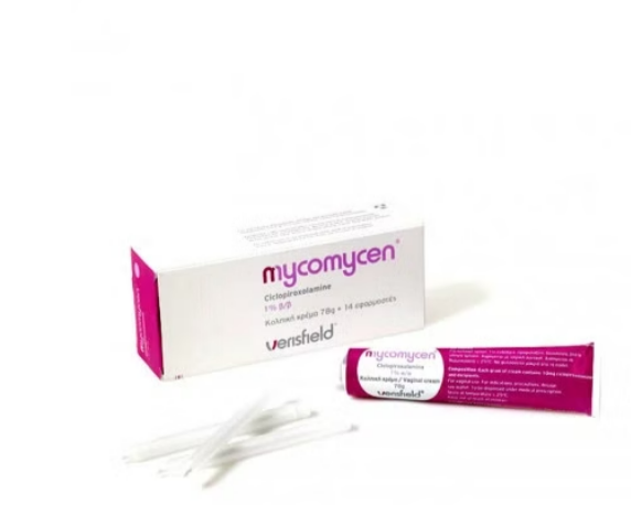 [T14343] Mycomycen 1%  Ciclopirox Olamine Hy Lạp (H/1T/78g)