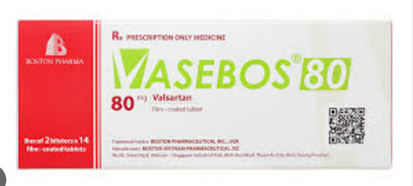 [T14410] VaseBos Valsartan 80mg viên nén bao phim Boston (H/28v)