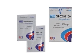 [T14433] Tendipoxim Cefpodoxim 100mg Gói Bột USP (H/10gói/3g) date 11/2026
