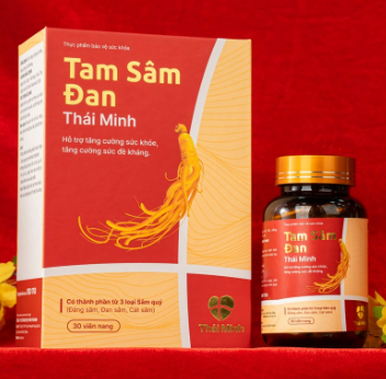 [T14467] Tam Sâm Đan Thái Minh (H/1 lọ/30v)