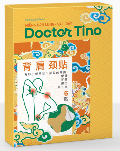 [T14471] Miếng dán lưng Doctor Tino – Hình chữ X (H/3 túi/2 miếng) Date 07/2026