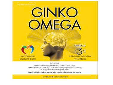 [T14529] Ginko Omega 3 Akopha  (H/100v) vàng