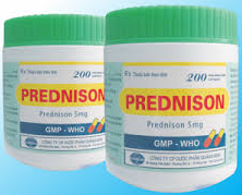 [T14573] Prednison 5mg Quảng Bình (Lọ/200v) Date 07/2026