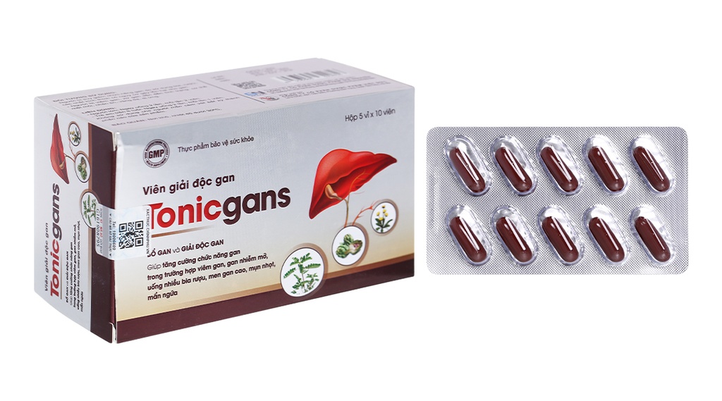 [T14742] Giải Độc Gan Tonicgans Meracine (H/50v)