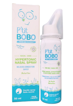 [T14830] Xịt mũi P'tit BOBO Ưu Trương Hypertonic Nasal Spray (Chai/50ml)