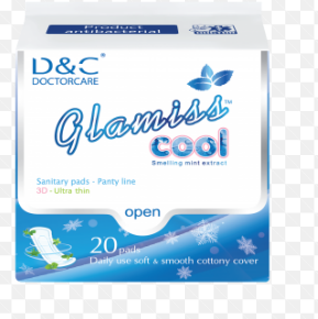 [T14873] Băng vệ sinh Doctor Care Glamiss Cool hàng ngày (Gói /20 miếng ) xanh dương