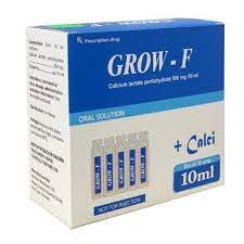 [T00006] Grow F Calcium 500mg Hà Nam (H/20o/10ml)  Date 05/2026