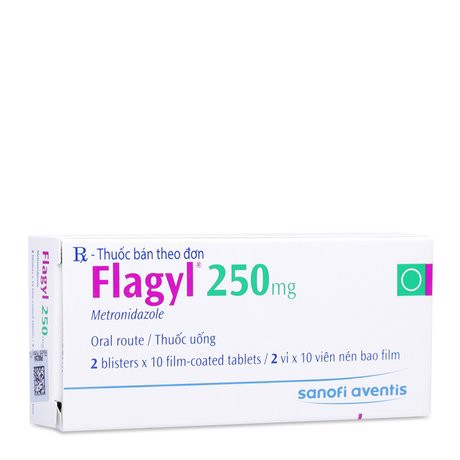 [T00031] Flagyl Metronidazol 250mg Sanofi (H/20v) Date 02/2027