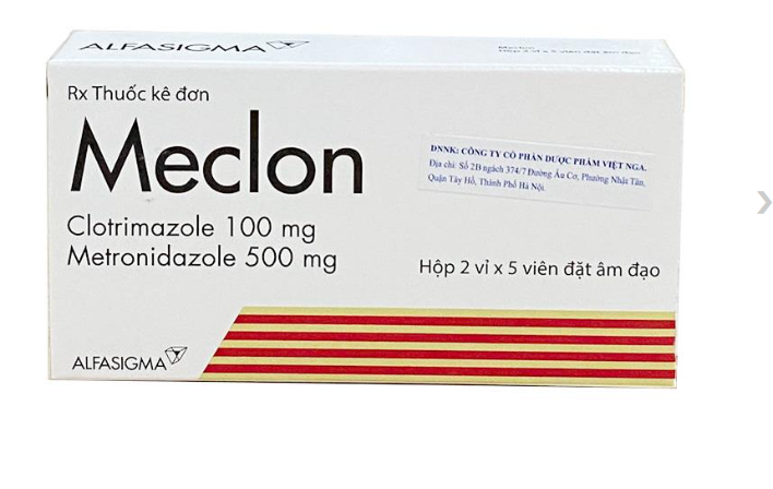 [T00037] Meclon viên đặt phụ khoa Doppel (H/10v) Date 01/2027