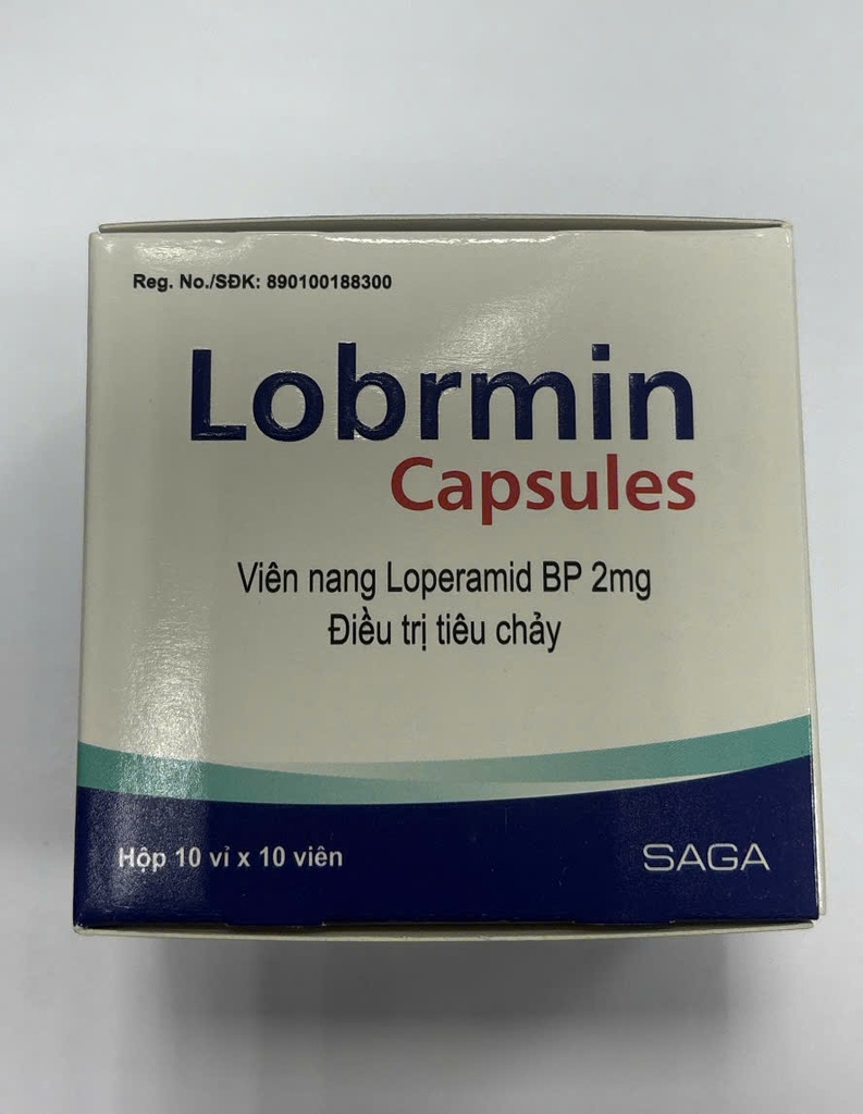[T00052] Lobrmin Loperamid 2mg Ấn Độ (H/100v)
