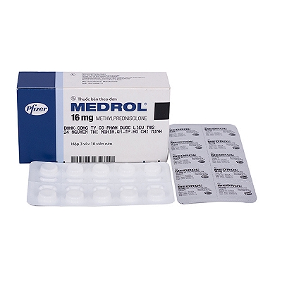 [T00058] Medrol 16mg Methylprednisolone Pfizer (H/30v) 