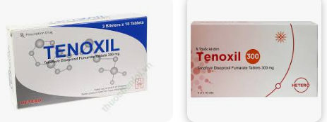 [T00287] Tenoxil Tenfovir Disoproxil Fumarate 300mg Ấn Độ (H/30v)