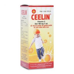 [T00295] Ceelin Vitamin C 100mg/5ml United (Lọ/120ml)  Date 10/2027