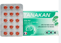 [T00302] Tanakan Ginkgo biloba 40mg Pháp (H/30v) Date 08/2027