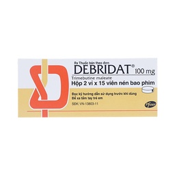 [T00328] Debridat Trimebutine 100mg Pfizer (H/30v) 