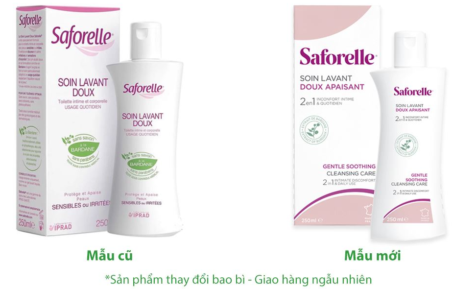 [T00335] Saforelle Iprad Gel Rửa Phụ Khoa (Chai/250ml) 