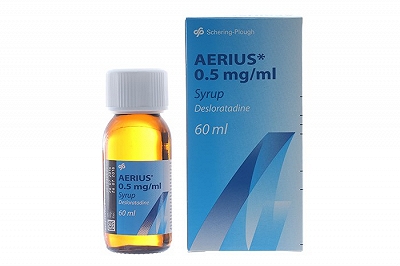 [T00341] Aerius Desloratadine 0.5mg/Ml Siro MSD (Lọ/60ml) Date 09/2026