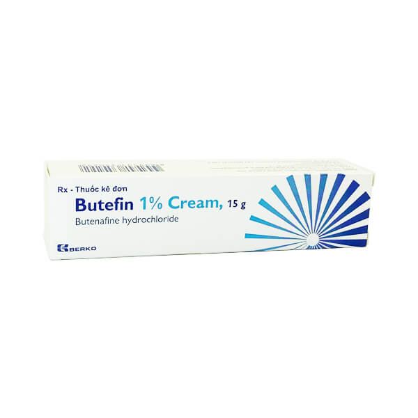 [T00381] Butefin Butenafine 1%  Berko (Tuýp/15g) Date 03/2027