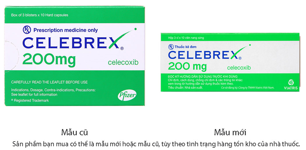 [T00395] Celebrex Celecoxib 200mg Pfizer (H/30v) 