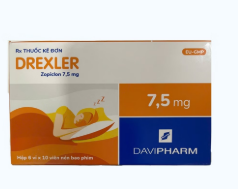 [T00466] Drexler Zopiclon 7.5mg Davipharm (H/60v)