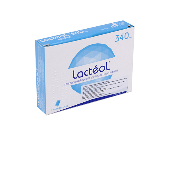 [T00566] Lacteol 340mg Pháp (H/10gói) Date 05/2026