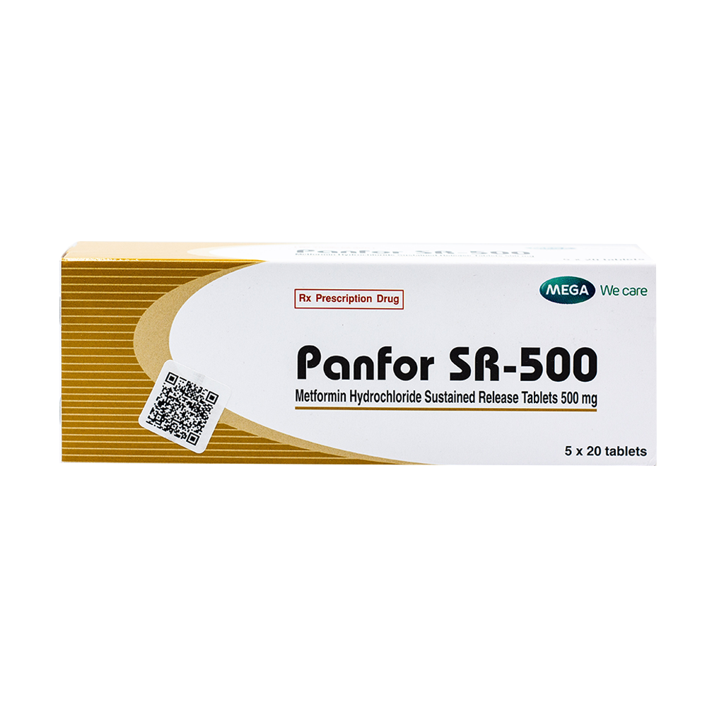 [T00581] Panfor Sr Metformin 500mg Mega (H/100v) Date 11/2026